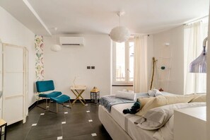 2 bedrooms, iron/ironing board, travel crib, free WiFi