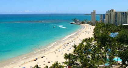 Oceanside Penthouse Studio Apartment in Isla Verde w/ Beach Access