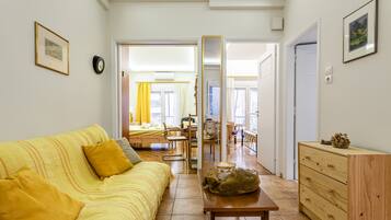 Apartment, 2 Bedrooms, City View | Living area | Flat-screen TV