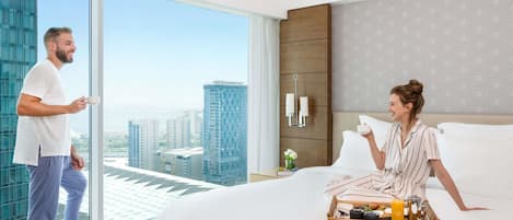 Ropa de cama hipoalergénica y minibar