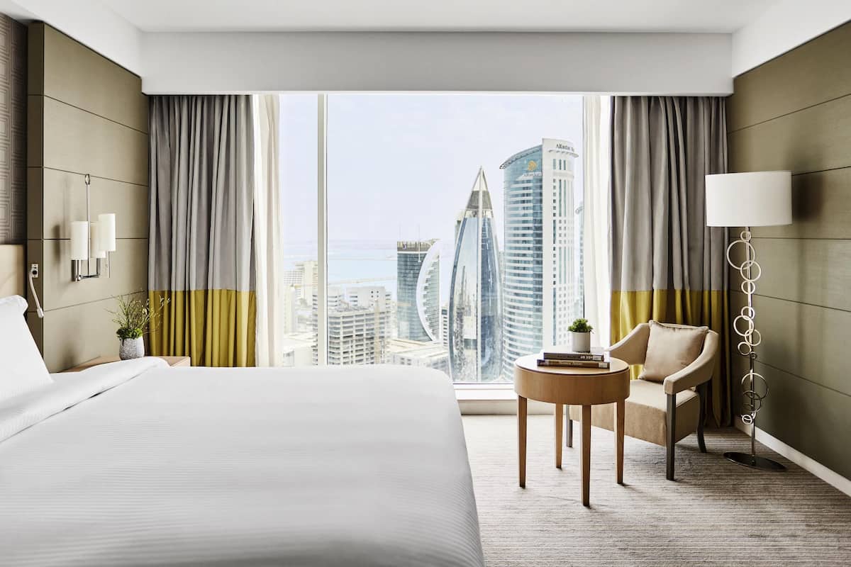 1 dormitori, roba de llit hipoal·lergògena i minibar