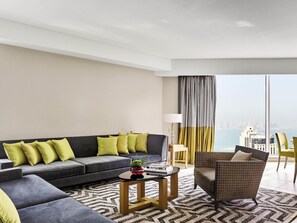 Apartment, 3 Bedrooms, Kitchen | Hypo-allergenic bedding, minibar, in-room safe, desk - Pullman Doha West Bay  (Doha)