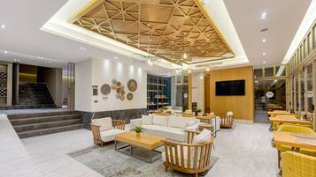 Sala de estar en el lobby