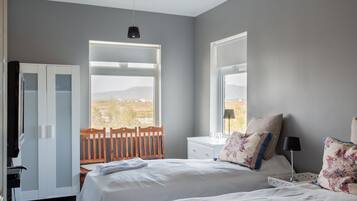 Double or Twin Room, Shared Bathroom | Blackout curtains, free cots/infant beds, free WiFi, bed sheets
