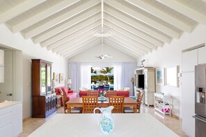 Dining - 3 Bedroom Villa Close to Long Bay Beach - Hampshire House (Long Bay)