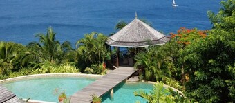 Villa Susanna – Secluded Luxury Estate with Ocean Views & Private Beach Access in St. Lucia