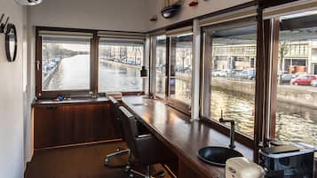 Apartment, 1 Double Bed, Canal View | 1 bedroom, in-room safe, individually decorated, individually furnished