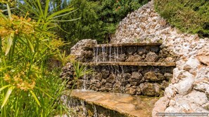 Garden waterfall.a