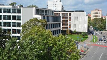 Apartamento luxo, 2 quartos, vista para a cidade | Vista do quarto