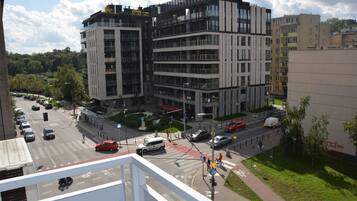 Apartamento luxo, 2 quartos, vista para a cidade | Vista do quarto