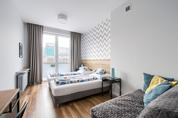 2 habitaciones y sistema de insonorización