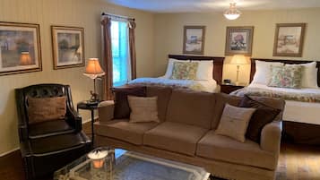 Double Queen Suite #42 | 1 bedroom, individually decorated, individually furnished, desk