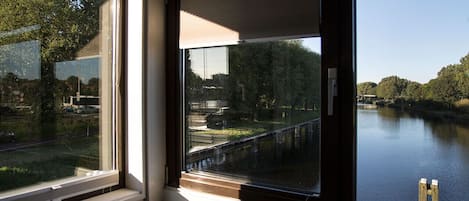 公寓, 1 张双人床, 运河景观 | 水景