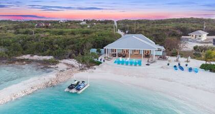 Exclusive Exuma Beachfront Villa Heated Pool & Ocean views