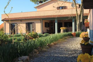 Majoituspaikan julkisivu