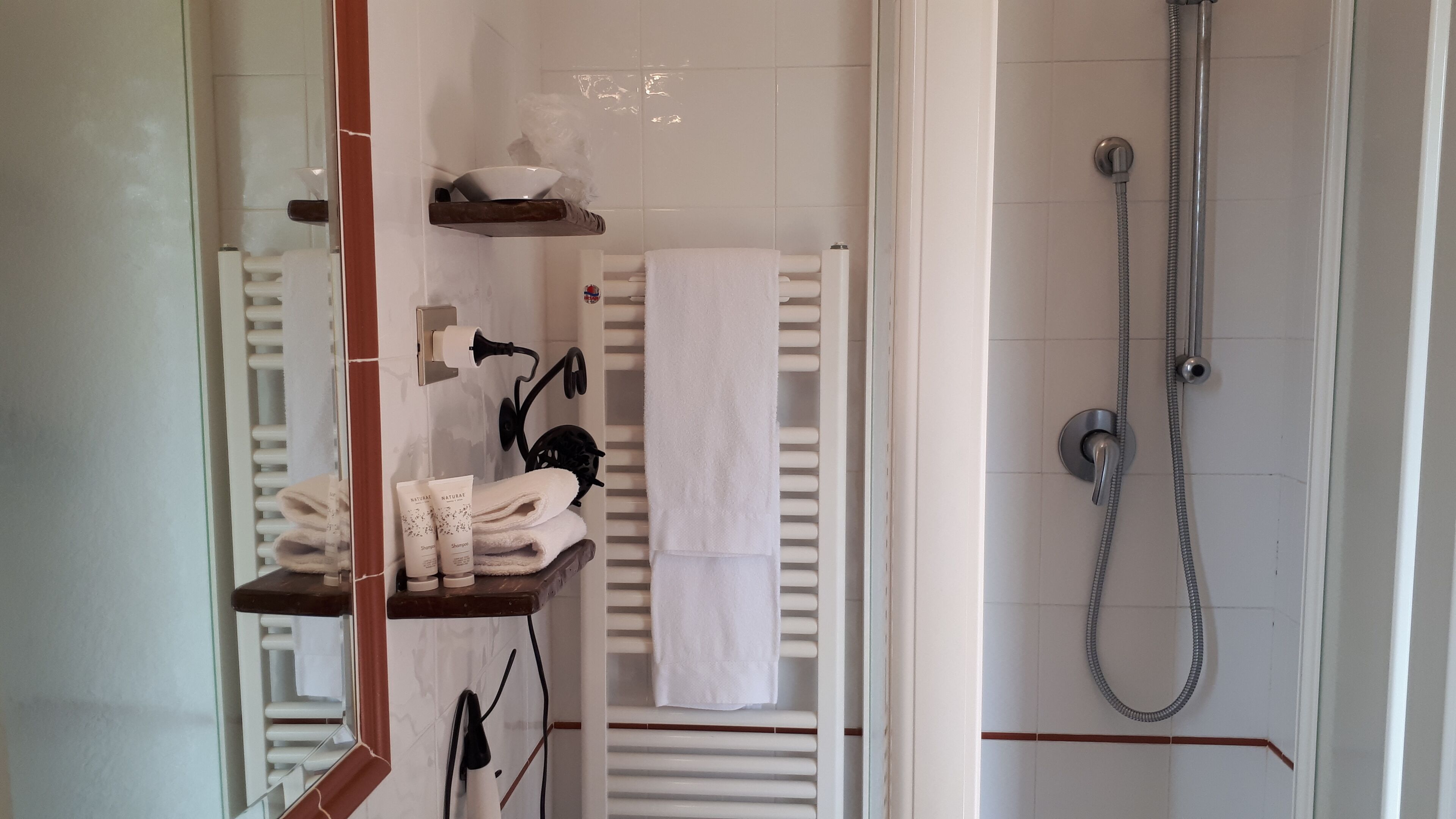 Dusj på badet