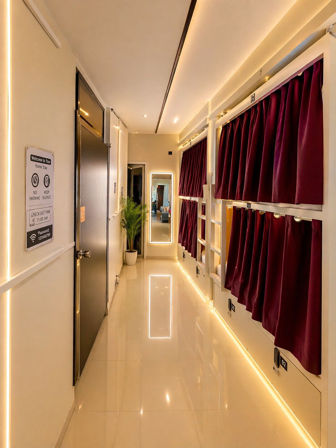 Classic Shared Dormitory, Mixed Dorm, Non Smoking, Balcony | In-room safe, laptop workspace, blackout curtains, free WiFi