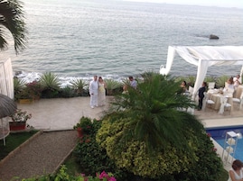 Área de bodas al aire libre
