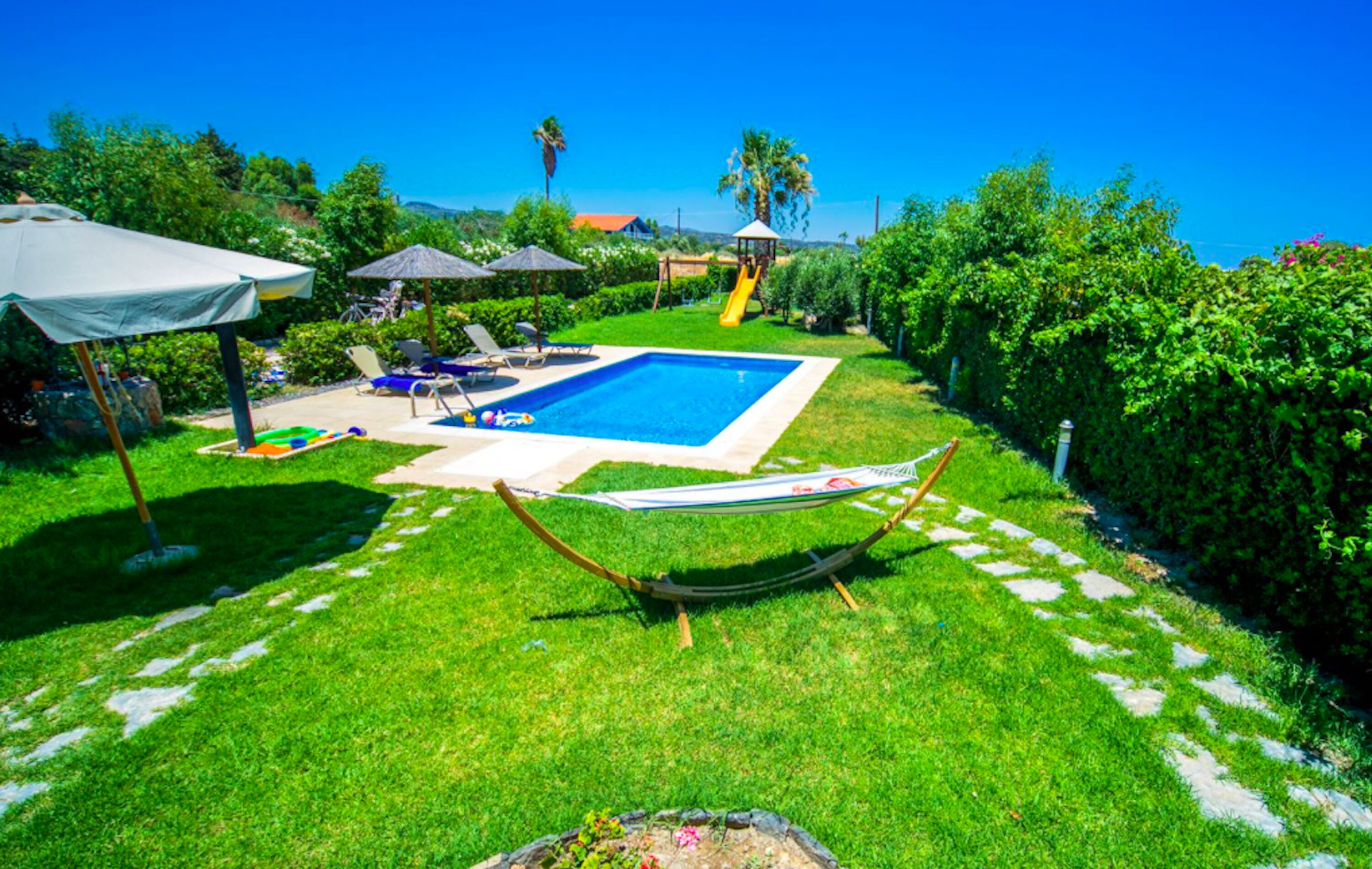 Deluxe villa | Uitzicht op de tuin