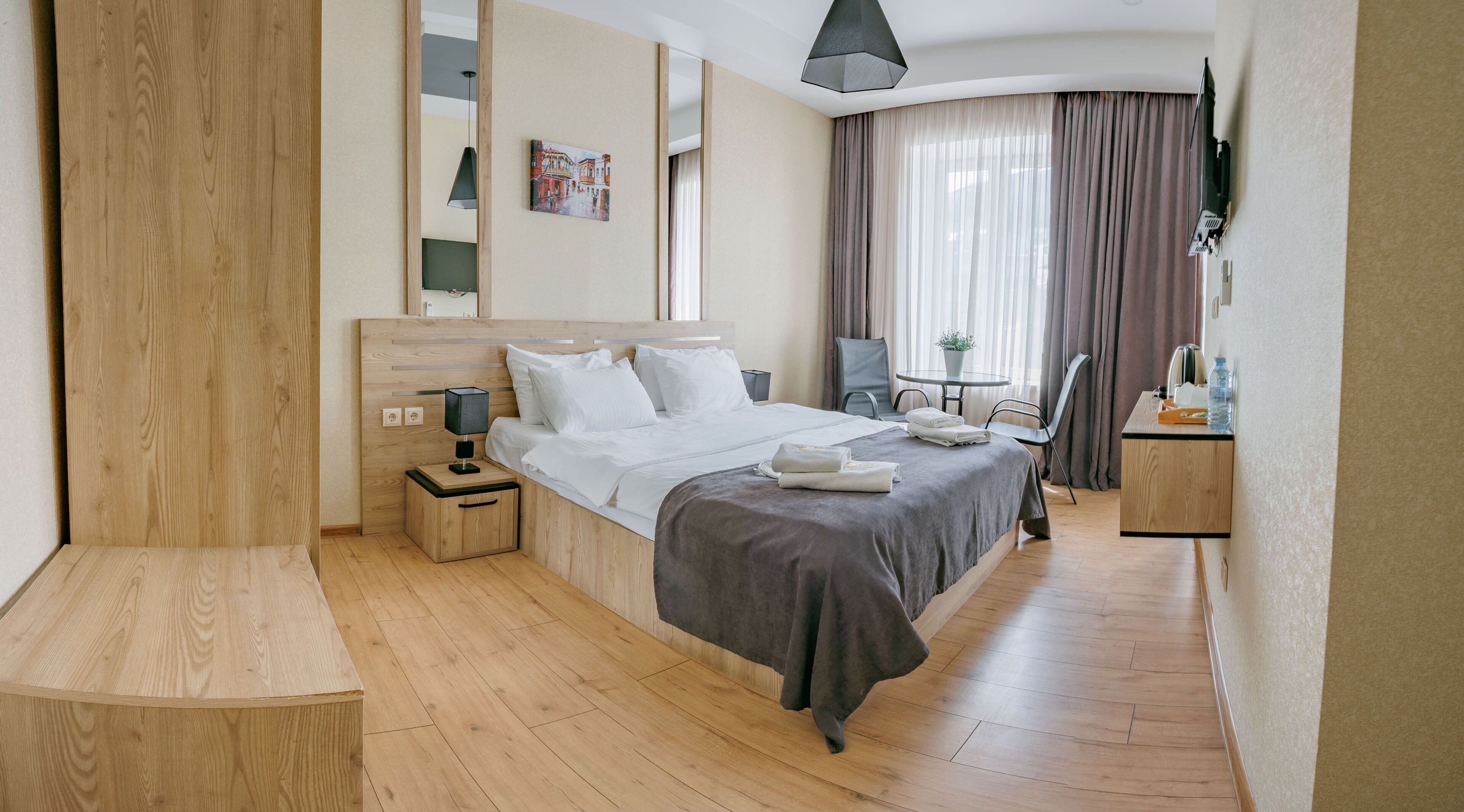 Deluxe Double Room, Balcony, City View | Premium bedding, down duvets, memory-foam beds, iron/ironing board