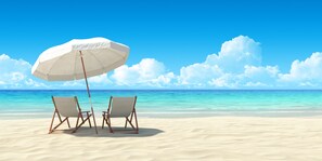 Enjoy the aqua waters of the Gulf of America, just 120 steps from your door - BEST OF BOTH WORLDS, Sunset on the Beach, Sunrise on the Dock. (Englewood)
