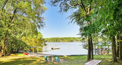 Private Dock & Beach! Lake Norman Cottage Hideaway