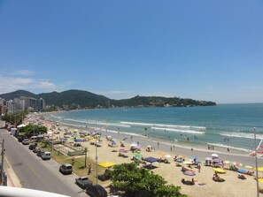 En la playa