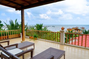 Quarto superluxo, vista para o oceano | Vista da sacada