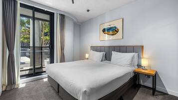 Premium-Apartment, 1 Schlafzimmer, Balkon