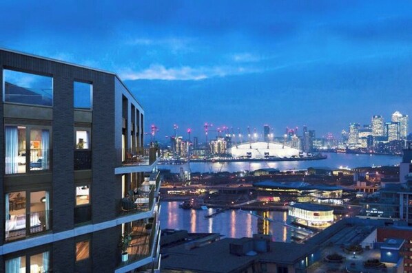 Blick von der Unterkunft