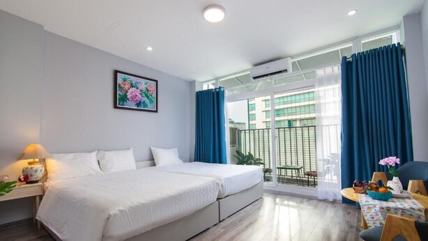ห้องแฟมิลี่ | มินิบาร์, โต๊ะทำงาน, เตารีด/โต๊ะรีดผ้า, Wi-Fi ฟรี