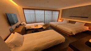 Hibaburo Deluxe for 4 Guests | Down comforters, in-room safe, free WiFi, bed sheets - nol kyoto sanjo (Kyoto)