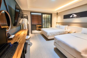 VIP Twin Residence Pension | Ropa de cama de alta calidad, colchones viscoelásticos, minibar