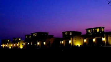 Front of property – evening/night