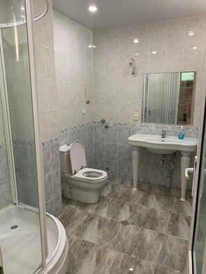 Apartment, 1 Bedroom | Bathroom | Shower, free toiletries, hair dryer, slippers - Sea View Apartment in the Old City (Baku)