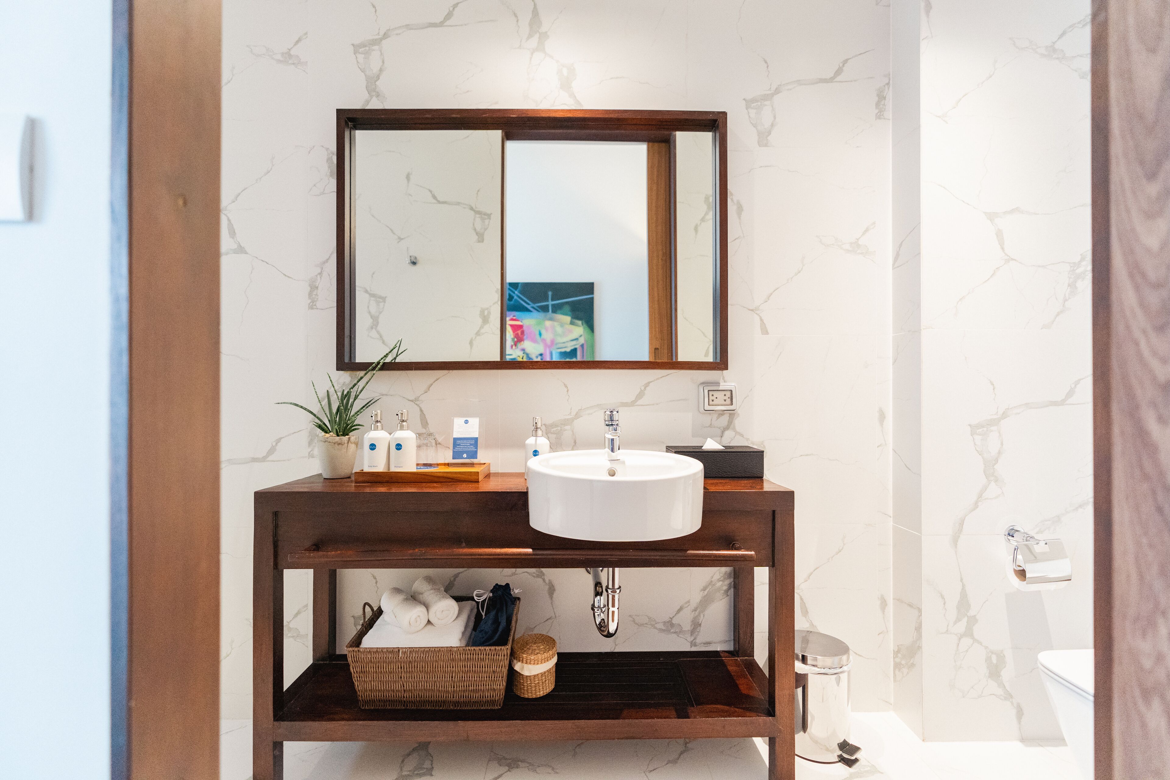 Lavabo en el baño
