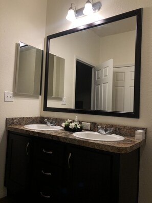 Towels, soap, toilet paper