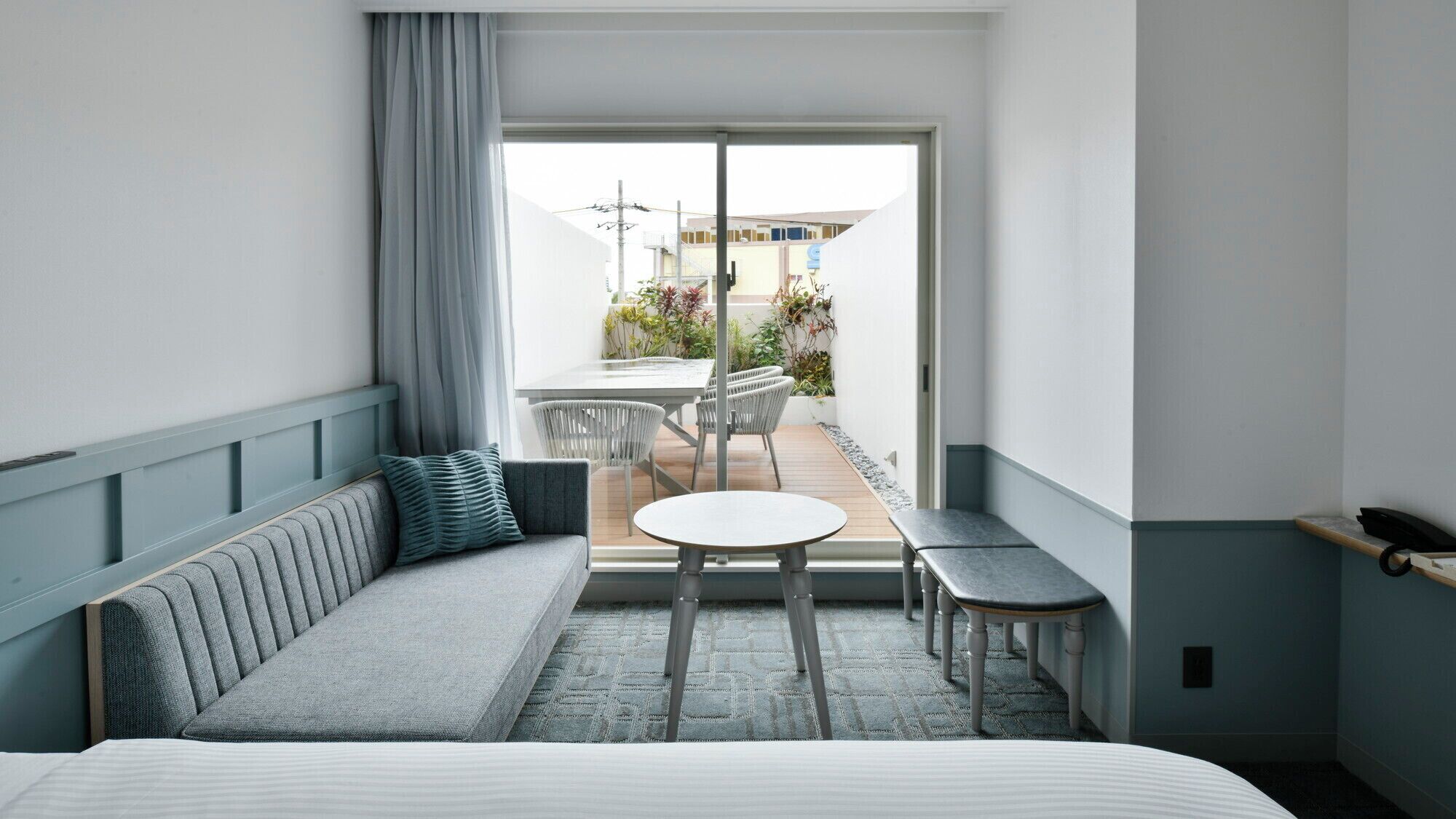 garden view twin room, non smoking | 1 bedroom, in-room safe, individually decorated, desk