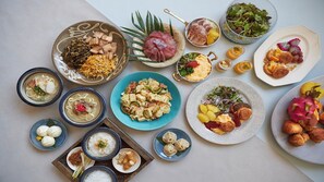 吃到飽自助式早餐