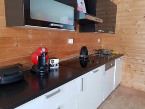 Family Apartment, 2 Bedrooms | Private kitchen | Cookware/dishes/utensils