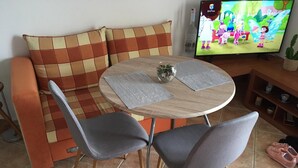 Apartment, 1 Bedroom | Living area | Flat-screen TV - Apartment Frano (Supetar)