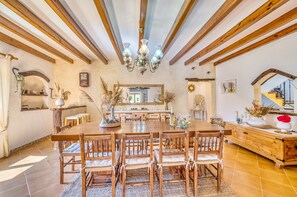 Dining - Finca Pollensa Can Carabassot with private pool (Pollensa)