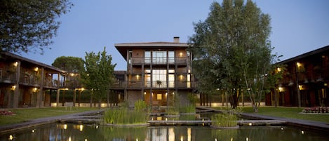 Front of property – evening/night