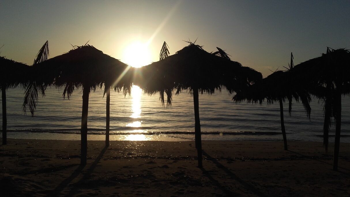 In Strandnähe, Liegestühle