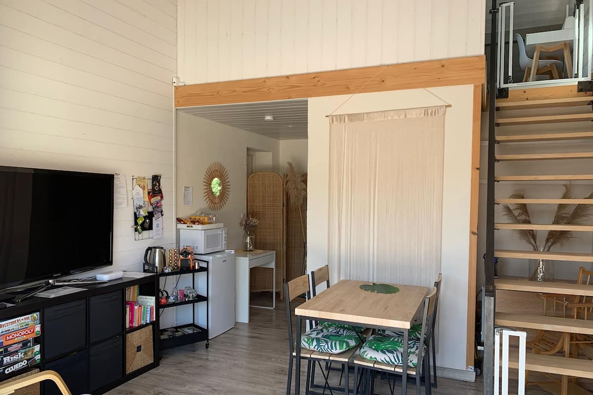 Family Duplex, 2 Bedrooms, Non Smoking, Terrace | Living area | 120-cm LED TV with satellite channels, TV, video-game console