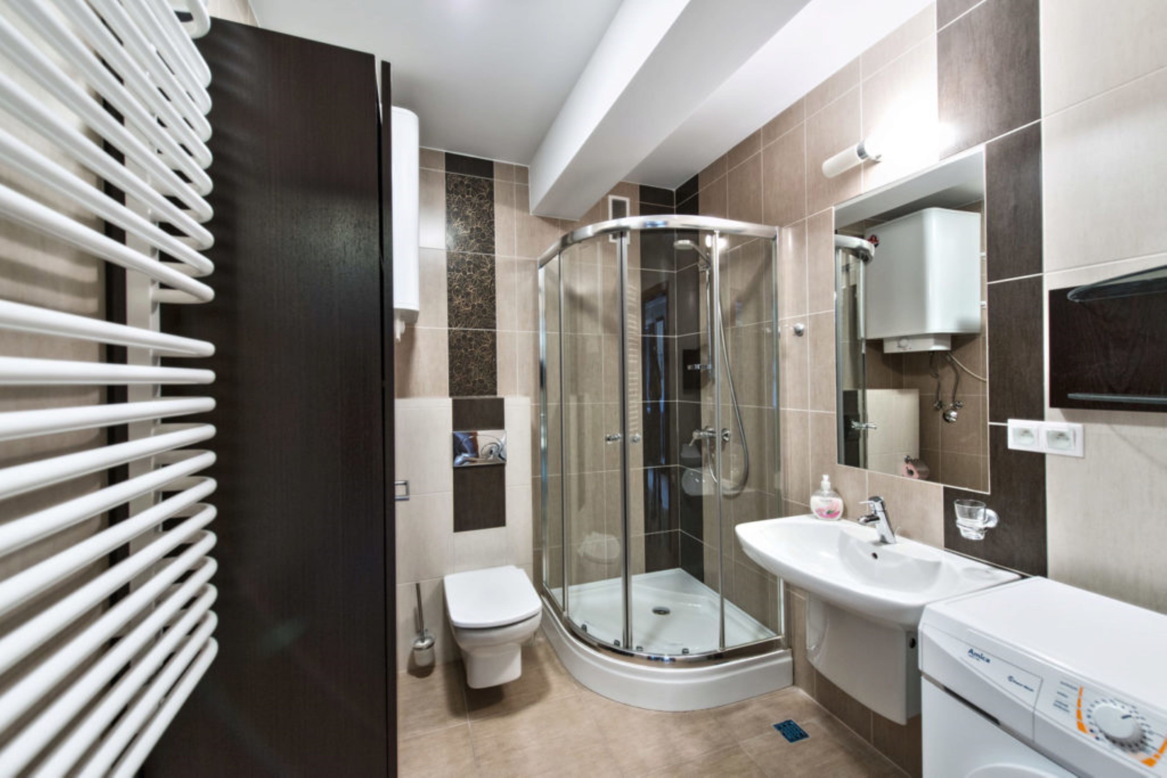 Lejlighed (A4) | Badeværelse | Hårtørrer, håndklæder