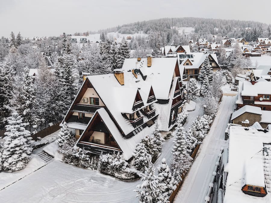 Overnatningsstedets facade