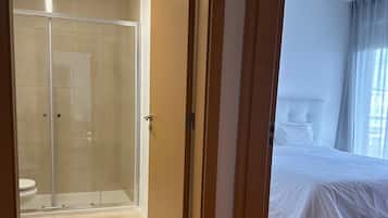 1 bedroom, desk, soundproofing, iron/ironing board