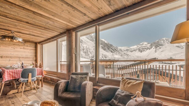 Interior - Renovated 3* apartment - 8 ppl - Chalet style with balcony in Tignes (Tignes)