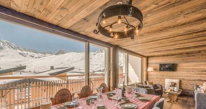 Renovated apartment 71m2 3 bedrooms in Tignes, south balcony, Wifi, parking